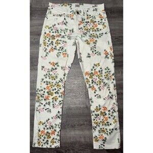 Citizens of Humanity Womens Jeans 30x26 Floral Mandy High Waist Retro Slim